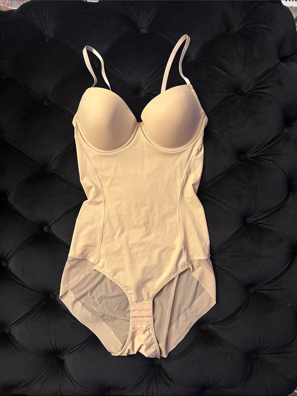 Nude Shaping Bodysuit with Underwire Support